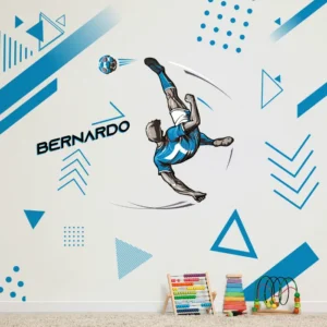 Papel de Parede Futebol Menino Decorativo Personalizado - Imagem 3