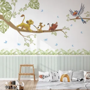 Papel de Parede Ursinha Princesa Rosa para Quarto Bebê - Imagem 3