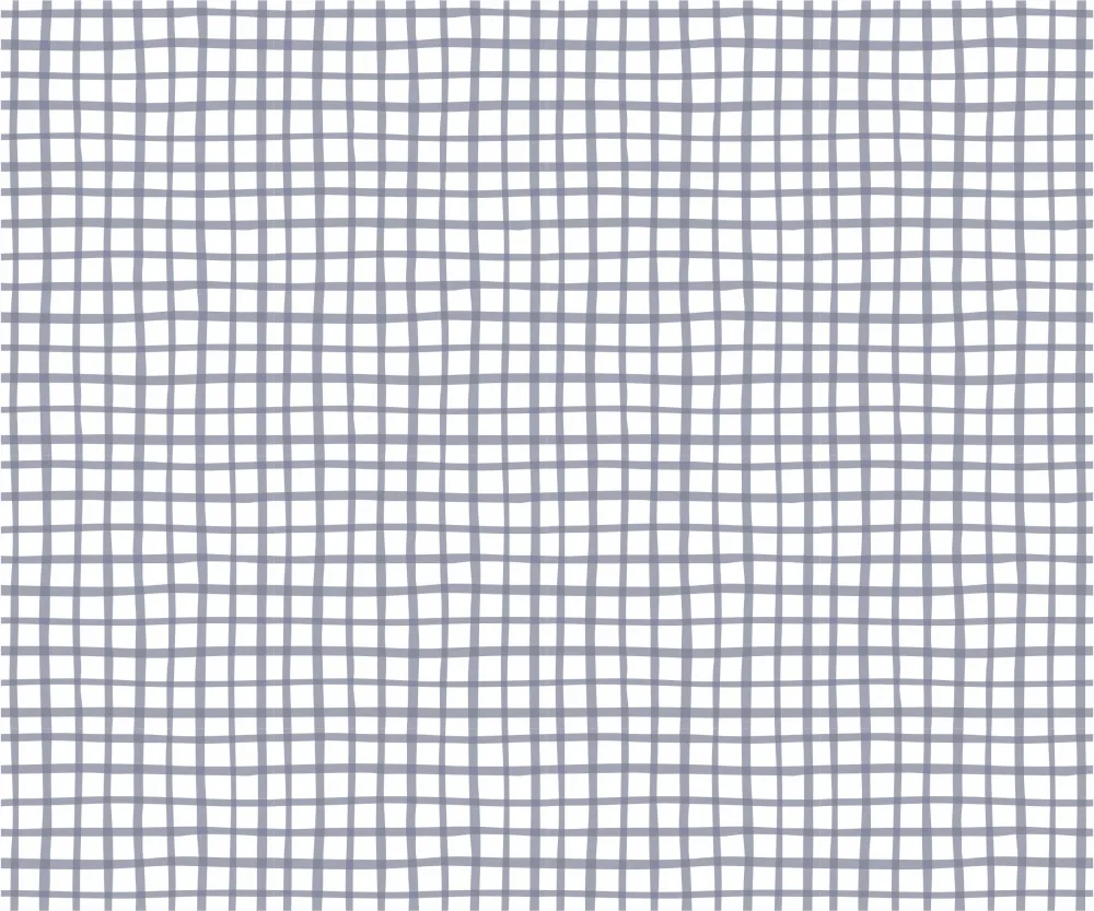 Papel de Parede Xadrez Delicado Azul para Quarto Infantil